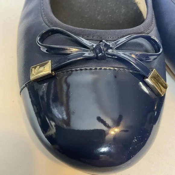 VIONIC Women's 8,5 Spark Minna Ballet Flats Navy Blue Clean Comfort Shoes - Picture 3 of 11